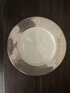 【送料無料】キッチン用品・食器・調理器具・陶器　セット新レノックスタキシードプラチナコレクションアクセントプレートSET OF 4 NEW LENOX TUXEDO PLATINUM COLLECTION ACCENT PLATE - 9 1/8 6111025