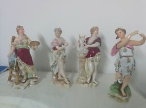 【送料無料】キッチン用品・食器・調理器具・陶器　シーズンアンティークフィクレス合計4 SEASONS ANTIQUE FIQURES FOUR IN TOTAL