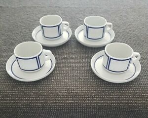 【送料無料】キッチン用品・食器・調理器具・陶器　???ローゼンタールスタジオリニーウルフカルナーゲルポップアートカップソーサーレトロパントン???4 ROSENTHAL STUDIO LINIE WOLF KARNAGEL POP OP ART CUPS SAUCERS RETRO PANT