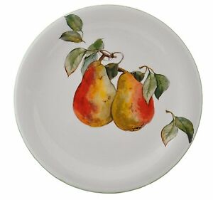 【送料無料】キッチン用品・食器・調理器具・陶器　アッビアモ・トゥット梨デザートサラダプレート、インチ、セットAbbiamo Tutto SPER-530 Pear Dessert/Salad Plates, 7.75-Inch, Set of 6