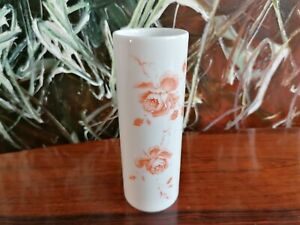 【送料無料】キッチン用品・食器・調理器具・陶器　皇帝ドイツ、上品な花瓶円筒形、ローズデコレーションAk Emperor Germany, Classy Vase Cylindrical With Rose Decoration 16cm