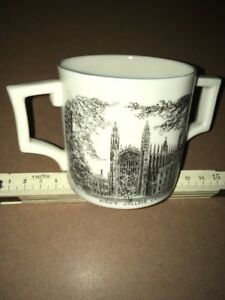 【送料無料】キッチン用品・食器・調理器具・陶器　ヴィンテージクレステッド中国ゴス愛するカップ、キングストリニティカレッジケンブリッジVintage Crested China - W H Goss - loving cup,Kings & Trinity Colleges Cambr