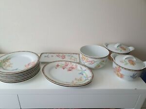 【送料無料】キッチン用品・食器・調理器具・陶器　ミントコンディションの優れたハッチェンロイタードイツディナーサービス。のセット Excellent HUTCHENREUTHER (Germany)Dinner Service in MINT CONDITION. Set of 8｜hokushin