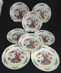 【貨物輸送無料】勝手もと装置・食器・膳立て手道具・瀬戸もの ウェジウッドイングランドウィリアムズバーグポプリディナープレートWedgwood England Williamsburg Potpourri 8 Dinner Plates 10