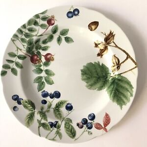 【送料無料】キッチン用品・食器・調理器具・陶器 ウィリアムズソノマスポデウッドランドハーベストプレートイングランドサラダランチリーフWilliams Sonoma Spode Woodland Harvest 9 plate England 2006 Salad Lunch Leaves
