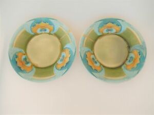 【貨物輸送無料】勝手もと装置・食器・膳立て手道具・瀬戸もの ピーコックお皿のミントン引きはなつ派書き割りMinton Secessionist Set of 2 PEACOCK Plates