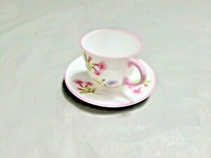 【貨物輸送無料】勝手もと装置・食器・膳立て手道具・瀬戸もの レアシェリーミニチュアミニティーカップソーサーセットフローラルモチーフかざり付ける Rare Shelley Miniature Mini TeaCup \u0026amp; Saucer Set Floral Motif Decor #2