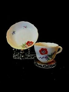 【送料無料】キッチン用品・食器・調理器具・陶器 レアマイセンフローラルカップソーサーRare Meissen Floral Cup & Saucer