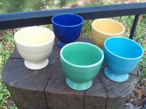 34009円 【海外限定】 キッチン用品 食器 調理器具 陶器 ヴィンテージフィエスタライトグリーンイエローエッグカップフィエスタオリジナル色5 LOT-Vintage Fiesta Light Green YELLOW Egg CupS Fiestaware Original 5 Color