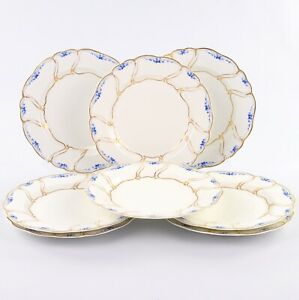 【貨物輸送無料】御厨子所備品・食器・膳立て物の具・瀬戸もの ロイヤルクラウンダービーブロアダービーディナープレートRoyal Crown Derby Bloor Derby 8 X Dinner Plates