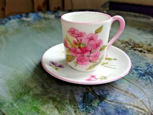 【貨物輸送無料】御厨子所装具・食器・膳だて物の具・瀬戸もの 最も可愛らしいシェリー酒カンタベリー、人だかりパターンカップソーサーA MOST BEAUTIFUL SHELLEY CANTERBURY ,FLOCKS PATTERN MINATURE CUP\u0026amp; SAUCER