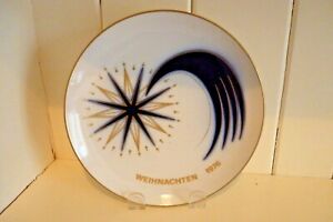 好評 キッチン用品 食器 調理器具 陶器 ヴィンテージドイツクリスマスプレートvintage Kpm Germany 1976 Christmas Plate Weihnachten 国際ブランド Pakistanipost Com