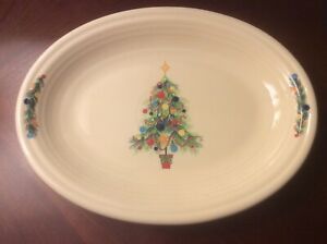 【送料無料】キッチン用品・食器・調理器具・陶器　ホーマーラフリンフィエスタクリスマスツリースモールプラッターHomer Laughlin Fiesta Christmas Tree Small Platter 11 1/2”