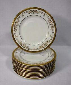 【送料無料】キッチン用品・食器・調理器具・陶器　ロイヤル・ドルトン・チャイナベルモントパターンランチョンプレートセットROYAL DOULTON china BELMONT H4991 pattern Set of 12 Luncheon Plates - 9 43,788円