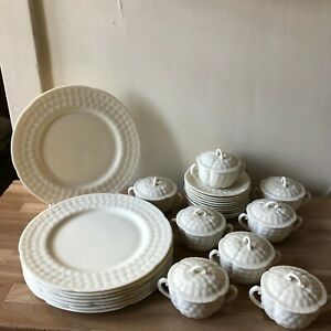 【送料無料】キッチン用品・食器・調理器具・陶器　レノックスヴィンテージホーソーンディナープレートカバースープボウルセットLenox Vintage Hawthorne Set of 8 Dinner Plates & Covered Soup Bowls