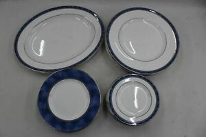 【送料無料】キッチン用品・食器・調理器具・陶器　ロイヤル・ドゥルトン・アトランタ・パターンティーサイドディナープレート・サーブ・プラッタージョブロットROYAL DOULTON Atlanta Pattern Tea Side Dinner Plate Serving Platter JOB