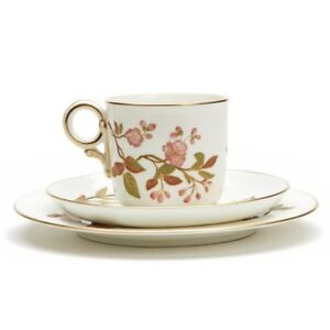 【送料無料】キッチン用品・食器・調理器具・陶器　アンティークロイヤルウスターフローラルカップソーサーセットANTIQUE ROYAL WORCESTER FLORAL CUP & SAUCER SET 1884