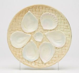 【貨物輸送無料】勝手もと装置・食器・膳立て物の具・瀬戸もの アンティークロイヤルウスターブラッシュ光輝のある牡蛎一皿ANTIQUE ROYAL WORCESTER BLUSH \u0026amp; LUSTRE OYSTER PLATE 1867