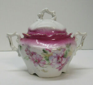 海外ブランド 送料無料 キッチン用品 食器 調理器具 陶器 Vintage Porcelain Accents Gold Rim Scalloped Flowers Pink Bowl シュガーボウルピンクの花スカラップリムゴールドアクセント磁器ヴィンテージsugar キッズ用食器