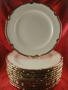 【貨物輸送無料】勝手もと装置・食器・膳立て物の具・瀬戸もの ヴィンテージアンティークコープランドスポデイングランド瀬戸ものディナープレートヘビーゴールドVintage Antique Copeland Spode England Porcelain 12 Dinner Plates Heavy Gold
