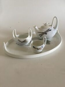 【送料無料】キッチン用品・食器・調理器具・陶器　非常に珍しいロイヤルコペンハーゲンアールヌーボーコーヒーセット第番Very Rare Royal Copenhagen Art Nouveau Coffee Set No. 4｜hokushin
