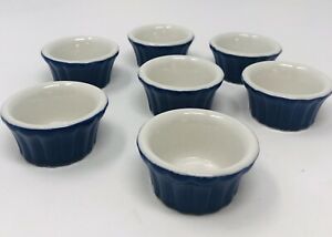 正規激安 キッチン用品 食器 調理器具 陶器 ホール米国ペンディングコバルトブルーセラミックソースディッシュセット19 Hall Usa 2 Pat Pending Cobalt Blue Ceramic Sauce Dish Set Of 7 人気ブランドを