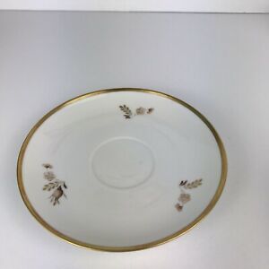 【貨物輸送無料】勝手もと設備・食器・膳立て手道具・瀬戸もの ロイヤルコペンハーゲン瀬戸もの平円盤、赤銅色サクラ色、ヴィンテージRoyal Copenhagen porcelain saucer, Brown Rose, vintage