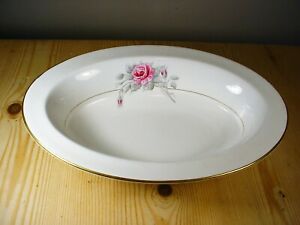 キッチン用品・食器・調理器具・陶器 ロイヤルウスターウスターローズオーバルディッシュRoyal Worcester Worcester Rose Oval Dish 1954
