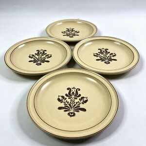 【送料無料】キッチン用品・食器・調理器具・陶器　ヴィンテージプファルツグラフ村ランチョンプレートのセットSet of 4 Vintage Pfaltzgraff Village Luncheon Plates 8.5