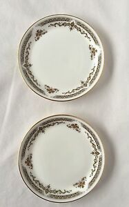 【貨物輸送無料】勝手もと装置・食器・膳立て手道具・瀬戸もの 金色のロイヤル・ダウルトン・スモールティーサイドプレートセットGilded Royal Doulton Small Tea Side Plate Set Of (2)