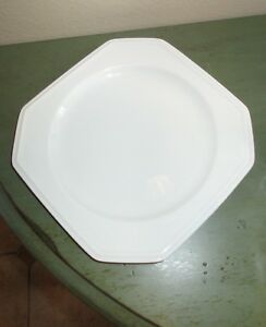 【貨物輸送無料】勝手もと装置・食器・膳立て手道具・瀬戸もの 三笠大陸白八角形サラダランチプレート\u002780-\u002793, Mikasa Continental White Octagonal 8-3/8 Salad/Lunch Plate, #F3000