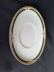 【貨物輸送無料】勝手もと設備・食器・膳立て手道具・瀬戸もの ロイヤル・ドゥルトン・フォーサイス取り替えっこ用グレービーボートソーサープレートRoyal Doulton Forsyth Replacement gravy boat saucer / plate 21糎 x 14糎
