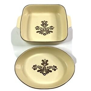 【送料無料】キッチン用品・食器・調理器具・陶器　ヴィンテージプファルツグラフビレッジオーバルベイカースクエアベーカーセットVintage Pfaltzgraff Village 10 Oval Baker 9 Square Baker Set 12,946円