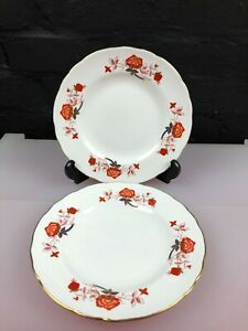 【送料無料】キッチン用品・食器・調理器具・陶器　×ロイヤルクラウンダービーバリサラダデザートプレートワイドセット2 x Royal Crown Derby Bali A1100 Salad / Dessert Plates　8.5 Wide Set