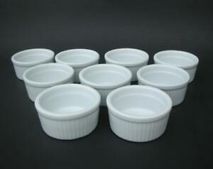 【送料無料】キッチン用品・食器・調理器具・陶器　小さな白い石器オンス溶けたバターソース料理9 Small White Stoneware 4 to 5 Oz Melted Butter Sauce Dishes