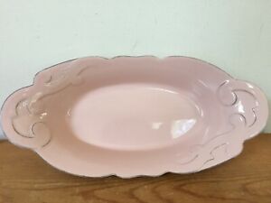 【送料無料】キッチン用品・食器・調理器具・陶器　コスタノヴァポルトガルダスティピンクモーヴファインストーンウェアオーバルサービングディッシュボウルCosta Nova Portugal Dusty Pink Mauve Fine Stoneware Oval Serving Dish Bow