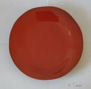 【貨物輸送無料】勝手もと設備・食器・膳立て手道具・瀬戸もの クレートバレルカルメンレッドラスティック陶器晩さん会一皿イタリア共和国Crate \u0026amp; Barrel Carmen Red Rustic Earthenware 11 1/2 Dinner Plate Italy