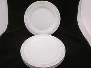 【送料無料】キッチン用品・食器・調理器具・陶器　、ピーチアクアシェルファンのクラウンミンディナープレートセットによるコキールCoquille by Crown Ming Dinner Plates Set of 4, 10-5/8 Peach/Aqua Shells/Fans