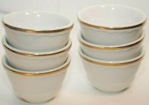 【送料無料】キッチン用品・食器・調理器具・陶器　インターアメリカン磁器スープカップデザートボウルブラジルレストランウェアInter American Porcelain Soup Cups Dessert Bowls (6) Brazil Restaurant ware