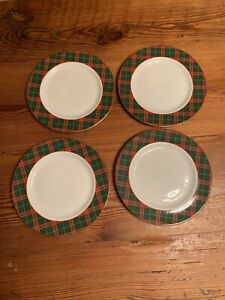 【送料無料】キッチン用品・食器・調理器具・陶器 ロイヤル・ドルトン・タータン・チャイナサラダプレートセットRoyal Doulton Tartan China 8” Salad Plates Set of 4