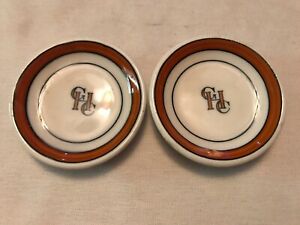 【送料無料】キッチン用品・食器・調理器具・陶器　ヴィンテージ中国バターパットTwo G H C Vintage China Butter Pats