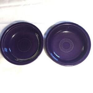 【貨物輸送無料】勝手もと装置・食器・膳立て手道具・瀬戸もの フィレストウェアボウルクーペプラムスープサラダシリアルFiestaware Bowls 7 Coupe Plum Soup Salad Cereal Lot Of 2
