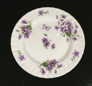 【貨物輸送無料】勝手もと装置・食器・膳立て手道具・瀬戸もの 素晴らしいエイズリーワイルドバイオレットブレッドプレートBeautiful Aynsley Wild Violets Bread Plate