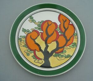 【送料無料】キッチン用品・食器・調理器具・陶器　ウェドグウッドクラリスクリフ限定版プレートオレンジエリンWEDGWOOD CLARICE CLIFF LIMITED EDITION 10 PLATE - ORANGE ERIN