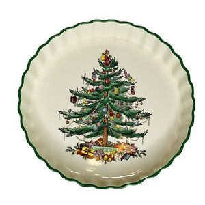【送料無料】キッチン用品・食器・調理器具・陶器　スポデキッシュクリスマスツリーインペリアル調理器具は、イングランドの休日に作られましたSpode Quiche Dish Christmas Tree Imperial Cookware Made in England Holiday