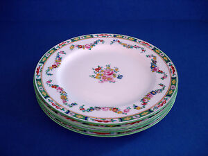 【送料無料】キッチン用品・食器・調理器具・陶器　ミントンローズランチョンプレート4 MINTON ROSE LUNCHEON PLATES｜hokushin