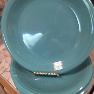 【送料無料】キッチン用品・食器・調理器具・陶器　深いアクアセラミックディナープレートインチセット枚セットDeep Aqua Ceramic Dinner Plates 11 Inch Set Of Four