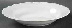 【送料無料】キッチン用品・食器・調理器具・陶器　ティルシェンロイト・バロネッセ・ホワイト・リムド・スープボウルTirschenreuth BARONESSE WHITE Rimmed Soup Bowl 1801265
