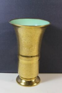 【送料無料】キッチン用品・食器・調理器具・陶器　つのピッカードゴールド磁器の花瓶背の高いOne Pickard gold porcelain vase 853 7 tall