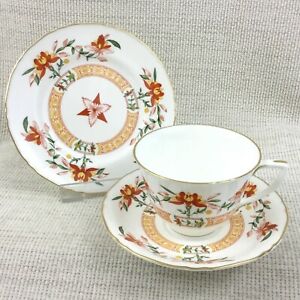 【送料無料】キッチン用品・食器・調理器具・陶器　ロイヤルウスターティーカップとソーサートリオカッププレートチェンバレンプリンスリージェントRoyal Worcester Teacup and Saucer Trio Cup Plate Chamberlain Prince Regent 18 14,386円